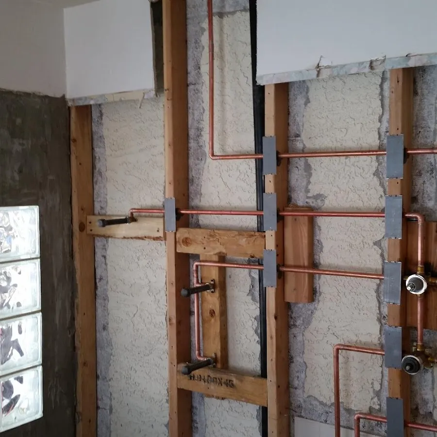 Copper pipe installation for Burst Pipe Repair in Flint
